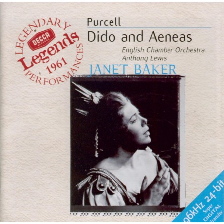 PURCELL - Lewis - Dido and Aeneas (Didon et Énée), opéra Z.626..